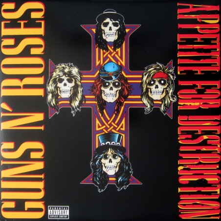 Guns N' Roses ‎– Appetite For Destruction| 	Geffen Records – 00720642414811