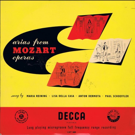 Mozart  - Arias From Mozart Operas -Della Casa-Dermota  |1955	Decca – LXT 2685