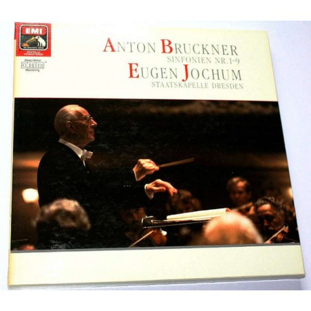 Anton Bruckner – Sinfonien Nr. 1-9 -Jochum, Staatskapelle Dresden   |1987    HMV–  127-7 49417 1-10 LP-Box Set,