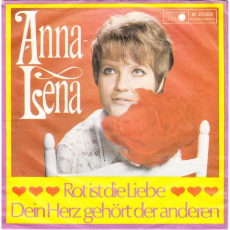 Anna-Lena  – Rot Ist Die Liebe   |1968	Metronome – M 25 089-Single