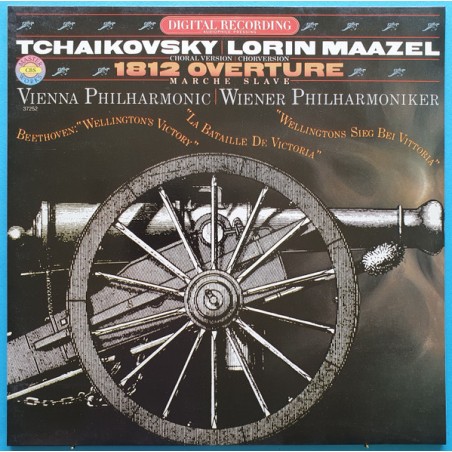 Tchaikovsky-Beethoven- 1812 Overture-Marche Slave, Wellington's Victory - Maazel  |1982	CBS – D 37252