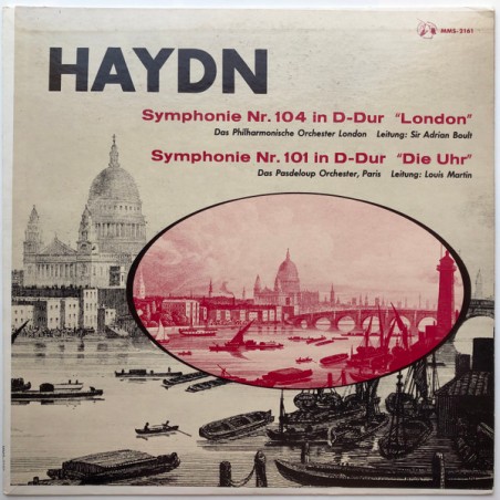 Haydn – Symphonie Nr. 104 In D-dur "London" - Nr. 101 In D-dur "Die Uhr "-Boult-Martin  |  MMS-2161