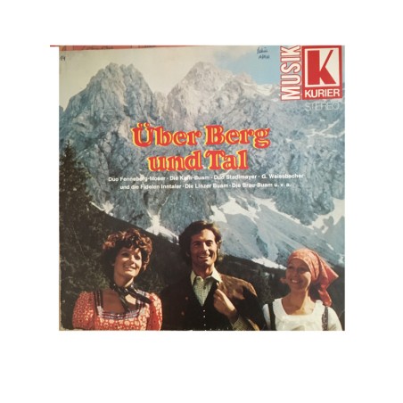Various ‎– Über Berg Und Tal |1975     Kurier Musik ‎– 0120 106
