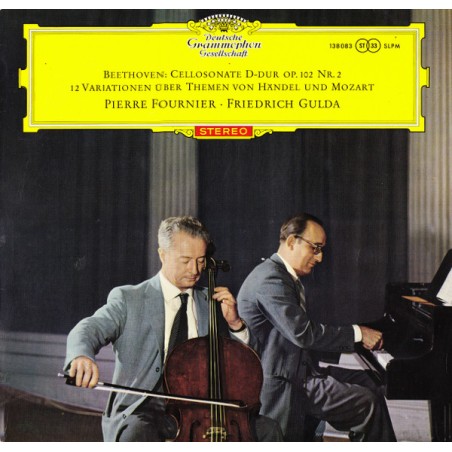 Beethoven ‎– Cellosonate D-dur Op. 102 Nr. 2 · 12 Variationen Über Themen Von Händel...-Gulda,   |1964 DG – 138 083 SLPM