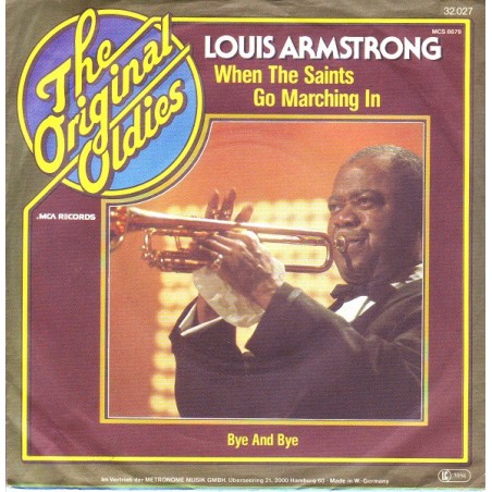Louis Armstrong – When The Saints Go Marching In  |	 MCA Records – MCS 8679-Single