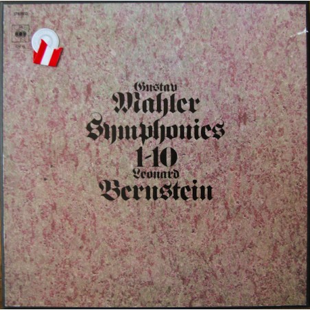 Gustav Mahler, Leonard Bernstein ‎– Symphonies 1-10 |1974     CBS ‎– GM 15  -  15-LP Box Set