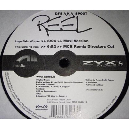 DJ's A K A Spoot ‎– Reel |2006     Media Records Germany ‎– MRG 1048-12-Maxi-Single