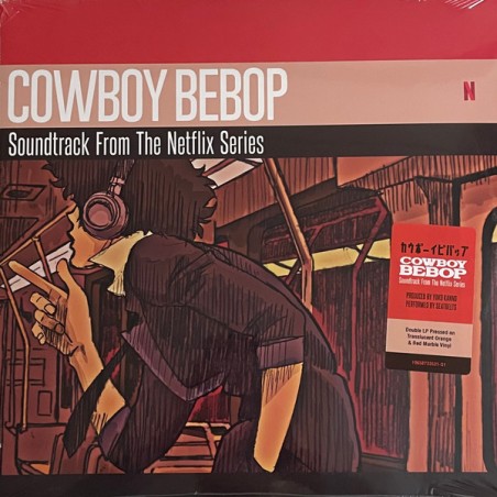 The Seatbelts, Yoko Kanno – Cowboy Bebop-From The Netflix Series|2022 	Milan – 19658733531-S1 -Translucent Orange & Red Marble