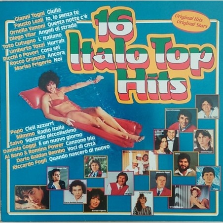 Various – 16 Italo Top Hits  |1985    SR International – 40 842 7-Club Edition