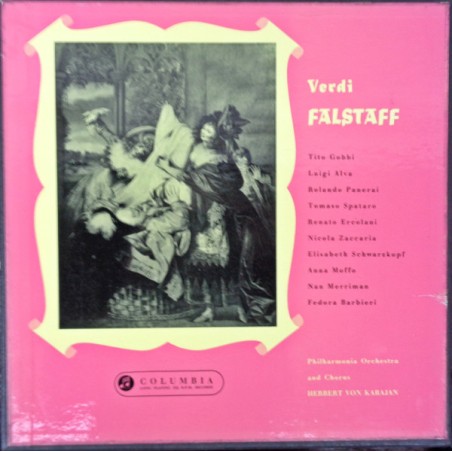 Verdi – Falstaff -Karajan |1961	Columbia – 33 CX 1410-1412-3 LP-BOX