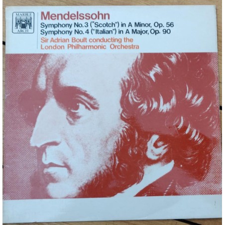 Mendelssohn – Symphony No.3 In A Minor, Op. 56.... | Marble Arch – MAL 676