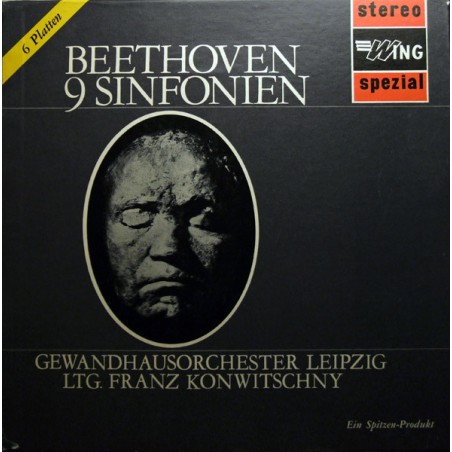 Beethoven – 9 Sinfonien-Gewandhausorchester Leipzig Ltg. Franz Konwitschny |	Wing Records – 96 600 SAE-6 LP-Box