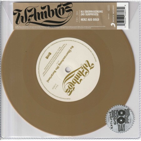 Wolfgang Ambros – Ka Überraschung |2023  Sony – 19658743808, Ariola – 19658743808 -RSD 2023 Lim. Edition, RSD2023-Single