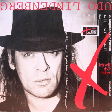 Udo Lindenberg – Ich Will Dich Haben |1991	Polydor – 847 946-1