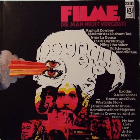 Various – Filme, Die Man Nicht Vergisst  |	United Artists Records – UAS 29 126/27 X