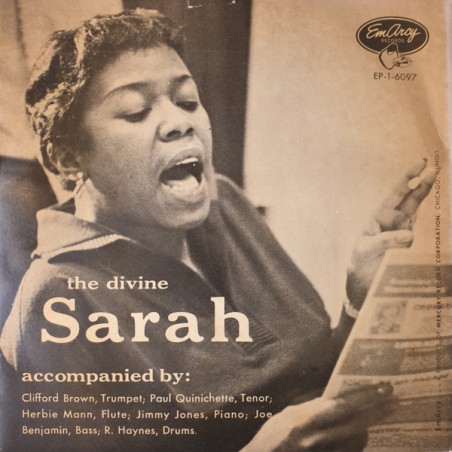 Sarah Vaughan – The Divine    |1955	EmArcy – EP-1-6097 -Single