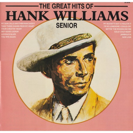 Hank Williams Snr. – The Great Hits Of  |1978     Contour – CN 2076