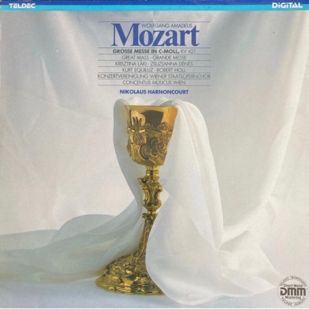 Mozart– Grosse Messe In C-moll - Concentus Musicus Wien-Harnoncourt   |1985  	TELDEC – 6.43120 AZ