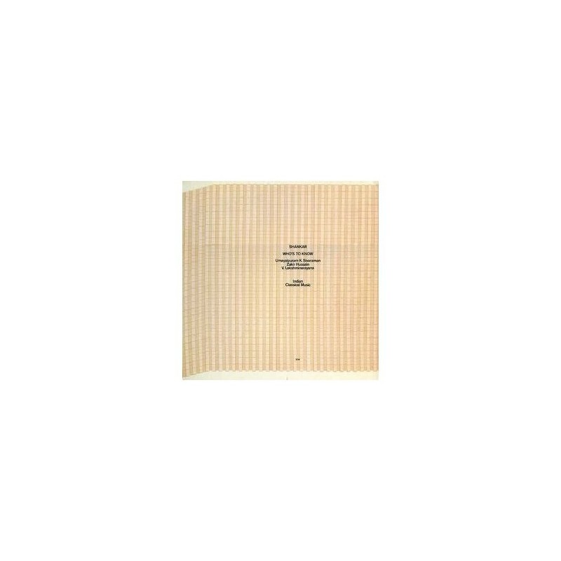 Shankar – Who&8217s To Know|1981 ECM Records ECM 1195 Shankar – Who&8217s To Know|1981 ECM Records ECM 1195