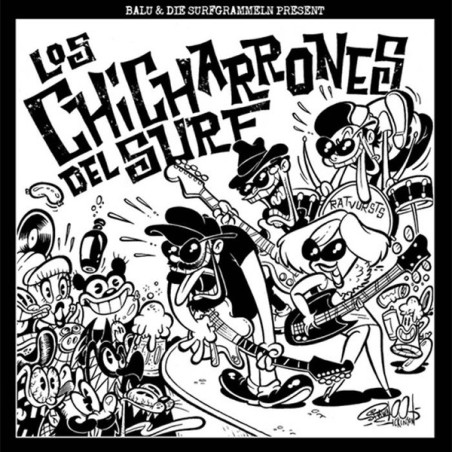 Balu & Die Surfgrammeln – Los Chicharrones Del Surf   |2015	Green Cookie Records – GC049-EP, Limited Edition