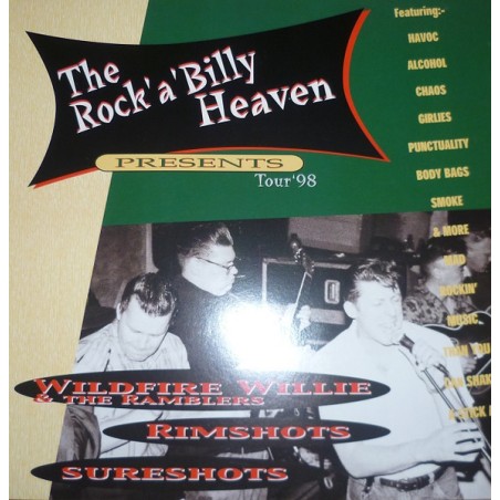 The Sureshots / Wildfire Willie & The Ramblers / Rimshots   – The Rock-A-Billy Heaven  |1999	Be Be's Records – Be Be LP 009
