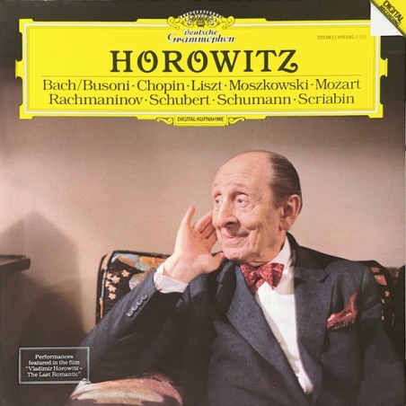 Horowitz  – Horowitz    |1985  	Deutsche Grammophon – 419 045-1
