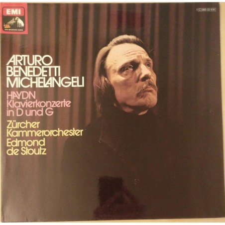 Haydn - Klavierkonzerte In D Und G -Michelangeli-De Stoutz  |1975	HMV– 1 C 065-02 614