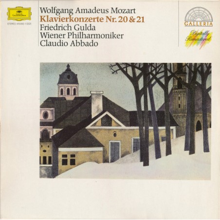 Mozart– Klavierkonzerte Nr. 20 & 21-Gulda, Wiener Philharmoniker-Abbado  |1986	DG – 415 842-1
