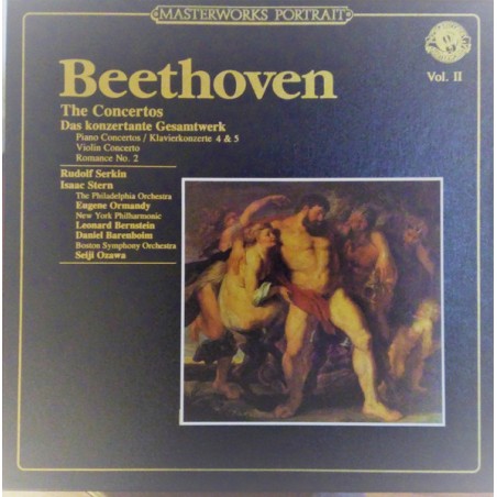 Beethoven – The Concertos Vol. II   - Rudolf Serkin, Isaac Stern |1985	CBS Masterworks – M3P 39837-3 LP-Box
