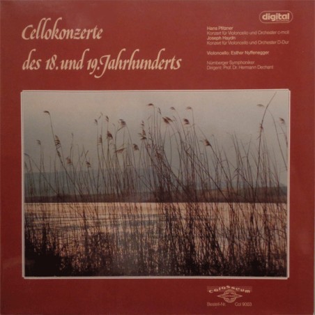 Hans Pfitzner, Joseph Haydn– Cellokonzerte Des 18. Und 19. Jahrhunderts -  Nyffenegger  | Colosseum  – Col 9003