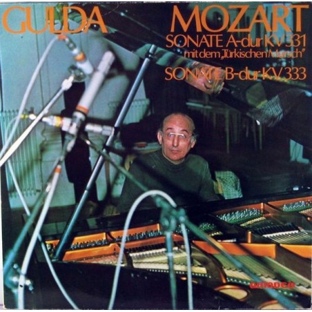 Mozart – Sonate A-Dur KV 331 Mit Dem "Türkischen Marsch", Sonate B-Dur KV 333-Gulda |1977	Amadeo – AVRS 6481