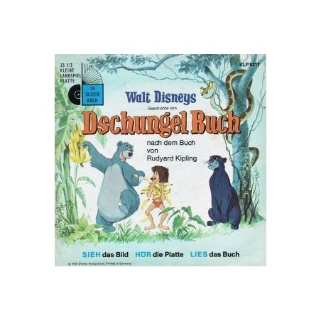 Various – Dschungel Buch |1967	Disneyland – KLP 9211-Kleine Langspielplatte