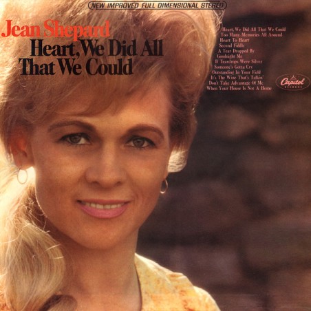 Jean Shepard – Heart, We Did All That We Could  |1967    Capitol Records – ST 2690