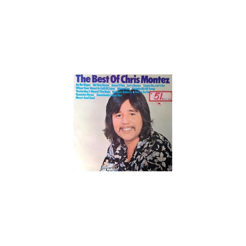 Montez Chris– The Best Of Chris Montez|1974 CBS – S80079 Montez Chris– The Best Of Chris Montez|1974 CBS – S80079