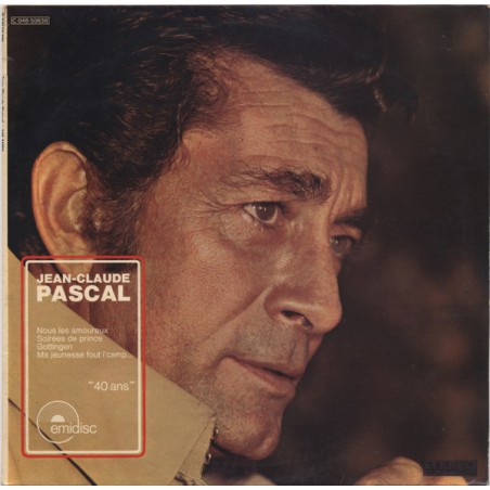 Jean-Claude Pascal – 40 Ans  |	Emidisc   – 1C 048-50 636