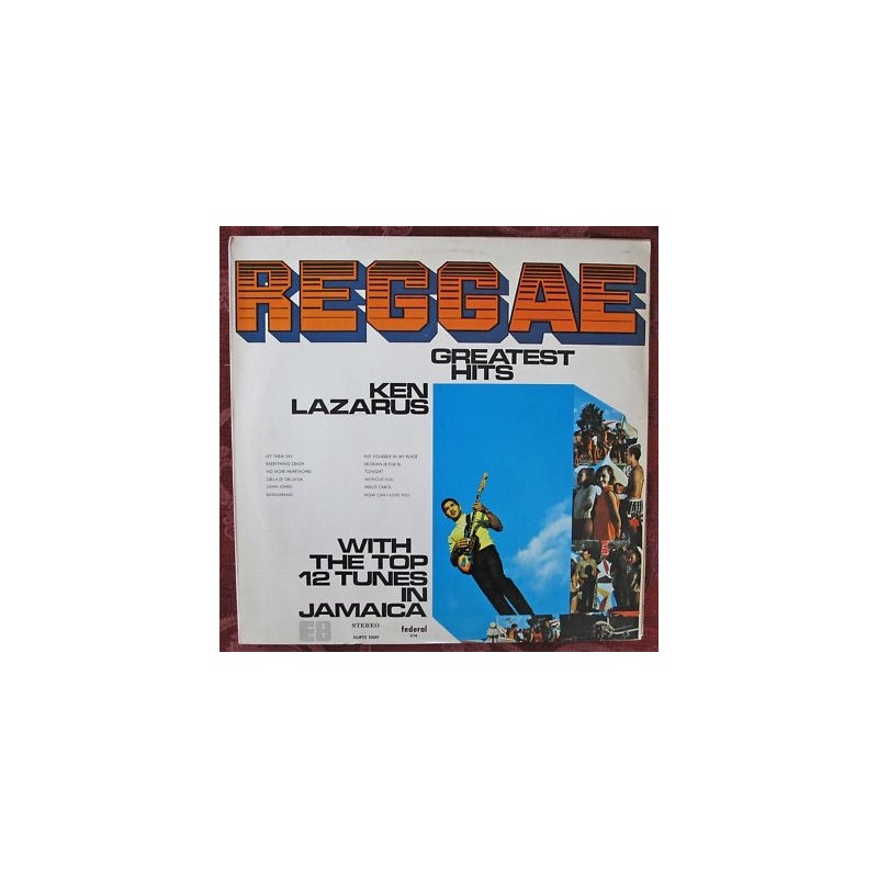Lazarus Ken ‎– Reggae Greatest Hits|1970    FRM ‎– FRM 214