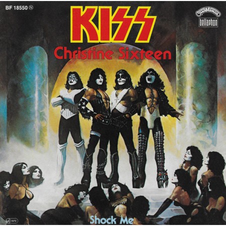 Kiss – Christine Sixteen  |1977 	Casablanca – BF 18550-Bellaphon  -Single,