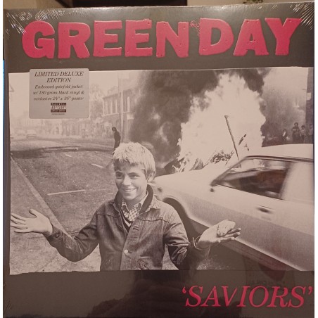 Green Day – Saviors  |2024	Reprise Records – 093624866091-Lim. Edition, Embossed Gatefold+ Poster