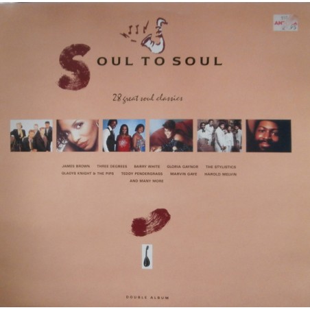 Various – Soul To Soul - 28 Great Soul Classics   |1989	Masterpiece Music Productions Ltd – STDLP21