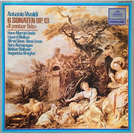 Vivaldi – 6 Sonaten Op. 13 "Il Pastor Fido"  |1983    Archiv Produktion – 25 47 073