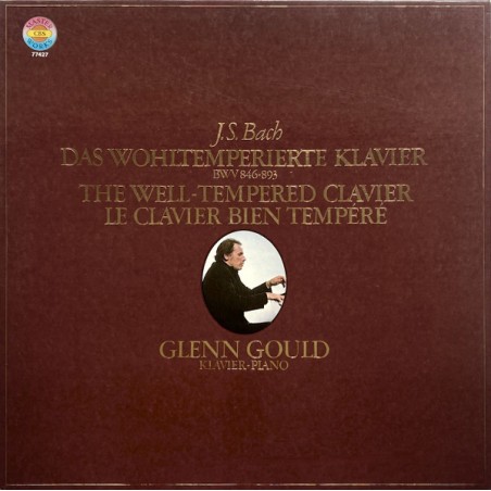 Bach – Das Wohltemperierte Klavier BWV 846-893- Glenn Gould |1981	CBS Masterworks – 77427-4-LP Box Set,