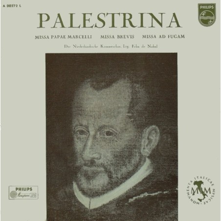 Palestrina – Missa Papae Marcelli / Missa Brevis / Missa Ad Fugam  |Philips – A 00272 L