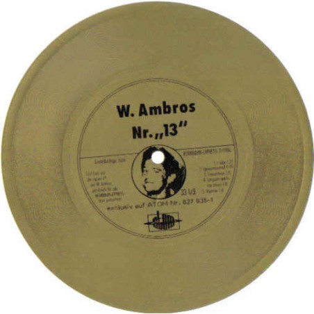 W. Ambros – Nr.„13" |1986        Atom – 827 935-1-Rennbahn-Express Präsentiert -Flexi-disc-Single Sided, Promo, Sampler