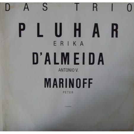 Erika Pluhar, Antonio V. D'Almeida-Peter Marinoff – Das Trio |1984     Amadeo – 821.397-1