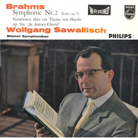 Brahms – Symphonie Nr. 2 D-Dur Op. 73 -Sawallisch ‧ Wr. Symphoniker    |1960   Philips – 835 036 AY