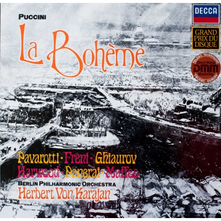 Puccini - La Bohème-Karajan - Pavarotti-Freni-Ghiaurov |1980	Decca – 46 988 2-2 LP-Box