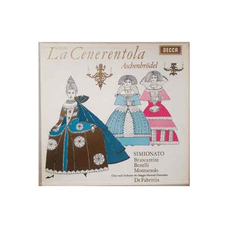 Rossini– La Cenerentola -Aschenbrödel - Simionato-Bruscantini-Benelli| Decca ‎– SXL 20082/84-B -3-LP-Box Set
