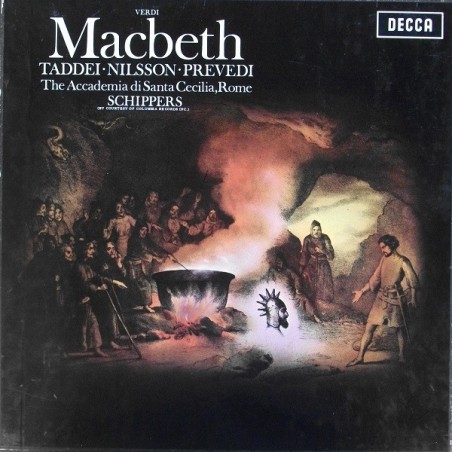 Verdi – Macbeth-Nilsson-Taddei-Schippers   |1965	Decca – SET 282-4-3 LP-Box