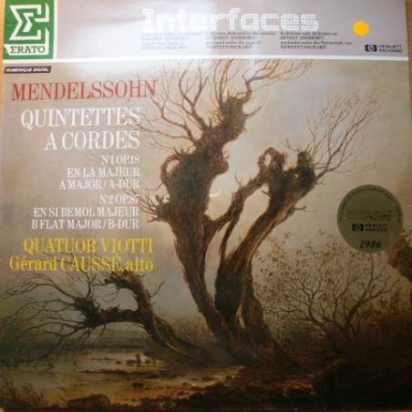 Mendelssohn– Quintettes A Cordes No. 1 Op. 18   -Quatuor Viotti, Gérard Caussé  |1984	Erato – NUM 75094