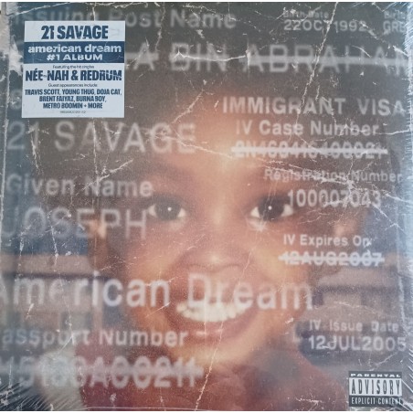 21 Savage – American Dream  |2024    Sony Music – 196588202810-red Vinyl